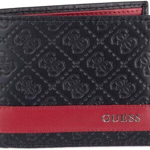 Men's Classic Bifold Wallet with Card Slots, Bill Compartment and Id Window